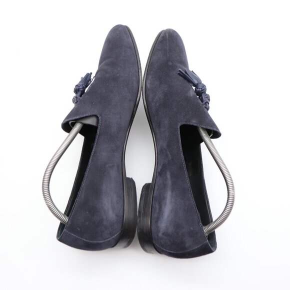 Burberry  Prorsum Tassel Loafer  Navy Suede Men\'s UK 10 / EU 44 Slip On main image 11